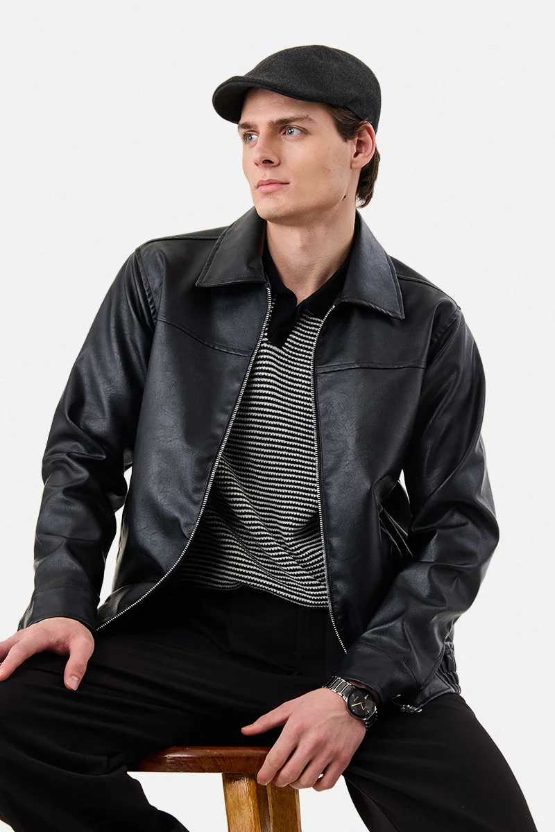 سنيتش Elasticated Hem Zipper Jacket
